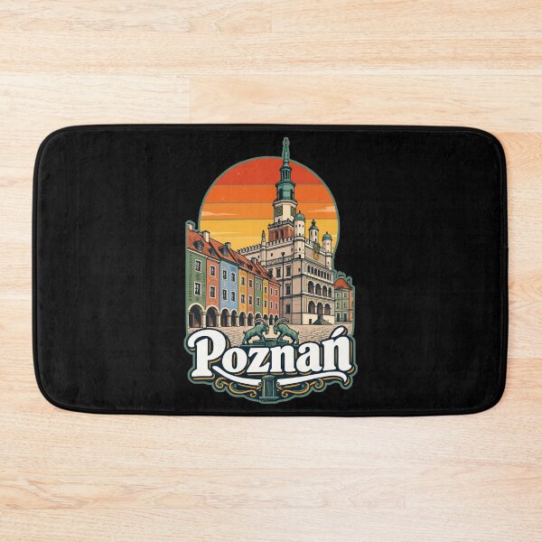 Item preview, Poznan City Poland Retro Travel designed and sold by TomFrontierArt.