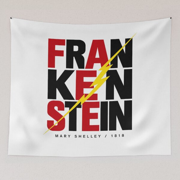 Item preview, Frankenstein False Lightning Minimal Typography designed and sold by Fenay Designs.