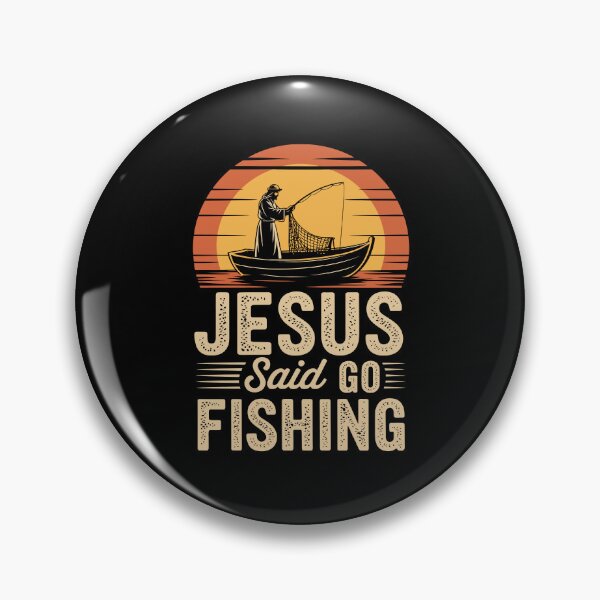 Item preview, Jesus Said Go Fishing   designed and sold by jkrphoto.
