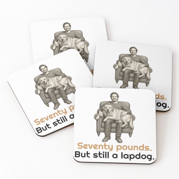 Item preview, Funny Labrador Lapdog Quote designed and sold by bluesquidink.