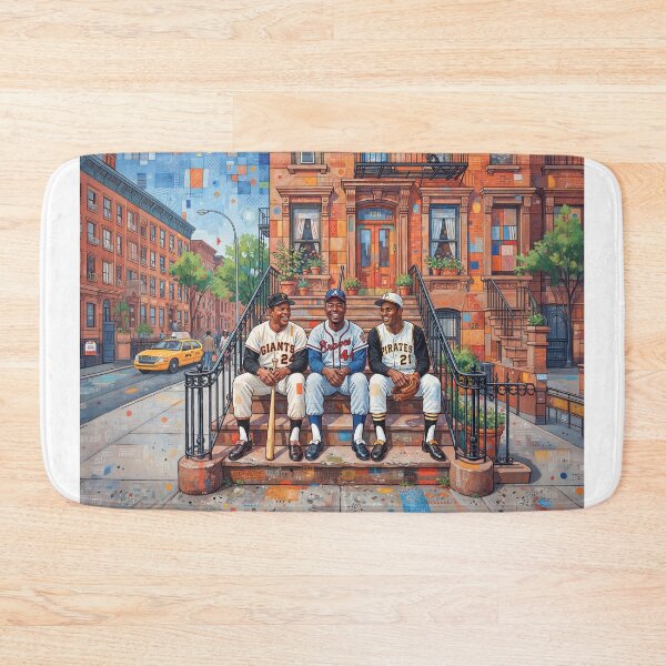 Item preview, Mays Aaron Clemente Baseball's All Star Trio designed and sold by Home Decor Art.