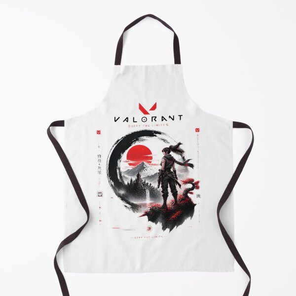 Item preview, Valorant Samurai Sunset Cyberpunk Gaming Art Defy the Limits Redesign designed and sold by Denihw.