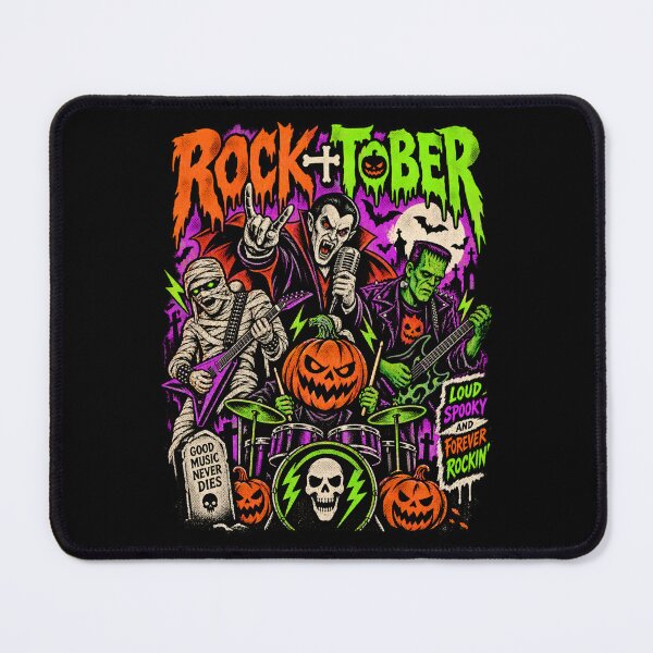 Item preview, Rocktober -  Halloween Monster Rock Band designed and sold by SidTastic .