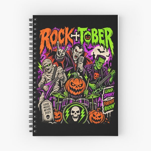 Item preview, Rocktober -  Halloween Monster Rock Band designed and sold by SidTastic .