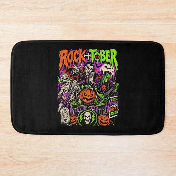 Item preview, Rocktober -  Halloween Monster Rock Band designed and sold by SidTastic .