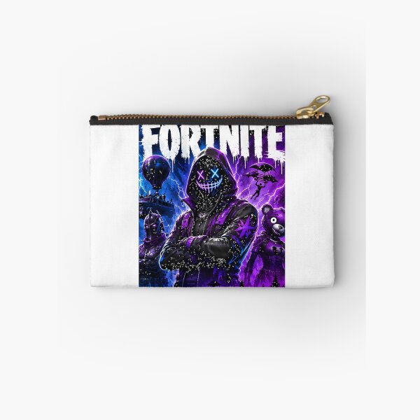 Item preview, Neon Fortnite Battle Royale Gaming Poster in Purple and Blue Street Art Style designed and sold by The Envious Kids.
