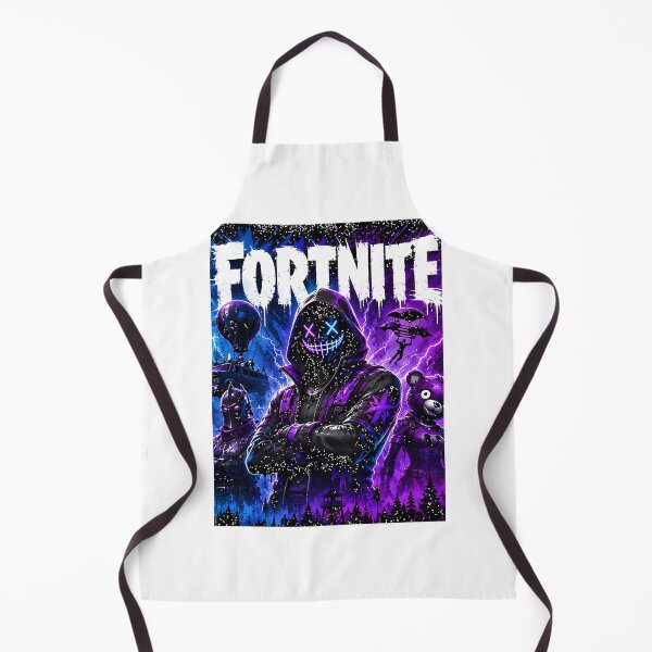 Item preview, Neon Fortnite Battle Royale Gaming Poster in Purple and Blue Street Art Style designed and sold by The Envious Kids.