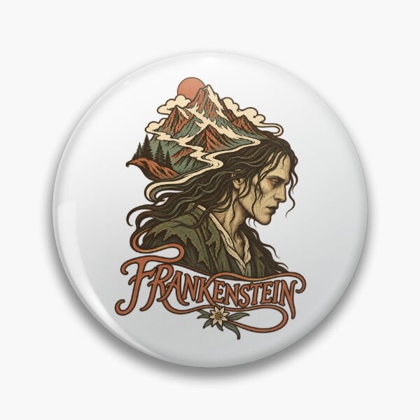 Item preview, Frankenstein Alpine Wanderer Portrait designed and sold by Fenay Designs.