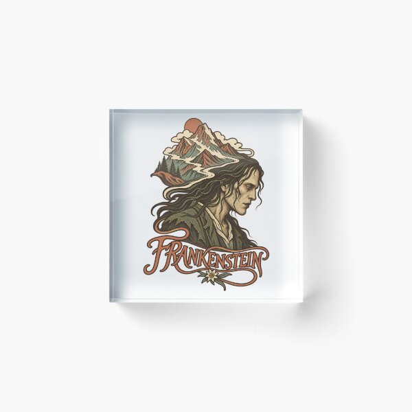 Item preview, Frankenstein Alpine Wanderer Portrait designed and sold by Fenay Designs.