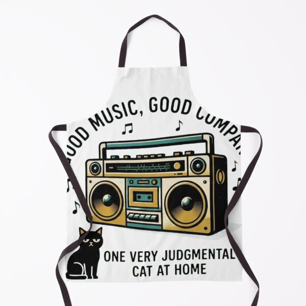 Item preview, Judgmental Cat Shirt | Good Music & Company Tee designed and sold by RokomariFabric.