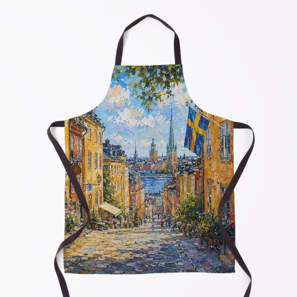 Item preview, Stockholm, Sweden – a painting of a summer day in this beautiful Scandinavian city. designed and sold by GalleryKauffeld.