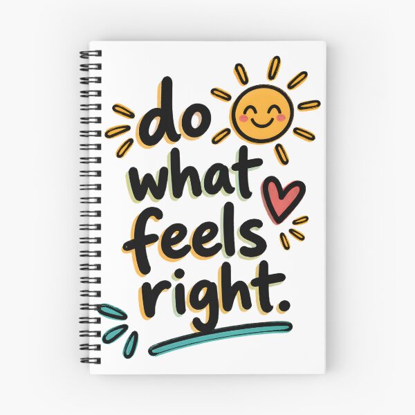Item preview, Do What Feels Right Minimalist Motivational Quote Typography Sticker designed and sold by Denihw.