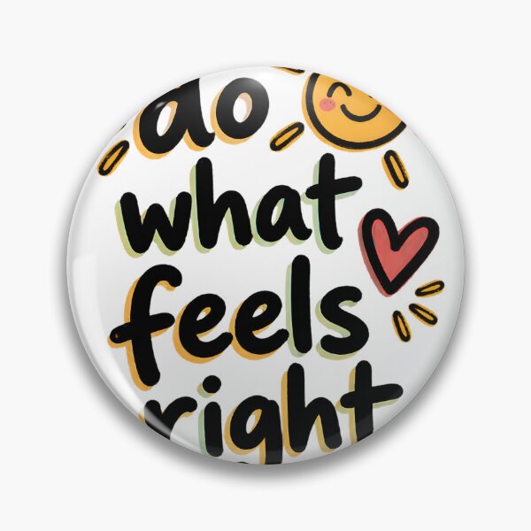 Item preview, Do What Feels Right Minimalist Motivational Quote Typography Sticker designed and sold by Denihw.