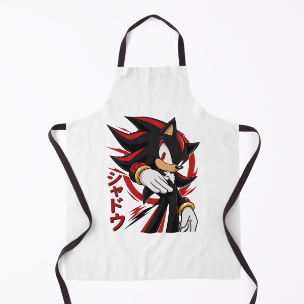 Item preview, Black Shadow Hedgehog Anime Manga Style Design with Red Background designed and sold by Navneet Deswal.