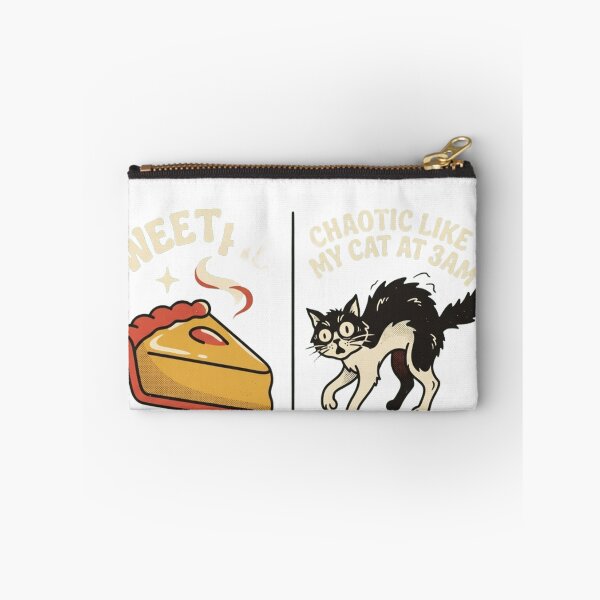 Item preview, Chaotic Cat Shirt | "Sweet Like Pie" Funny Cat Tee designed and sold by RokomariFabric.