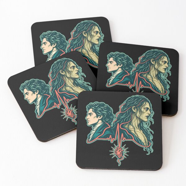 Item preview, Frankenstein Victor and Creature Heartbeat Split designed and sold by Fenay Designs.