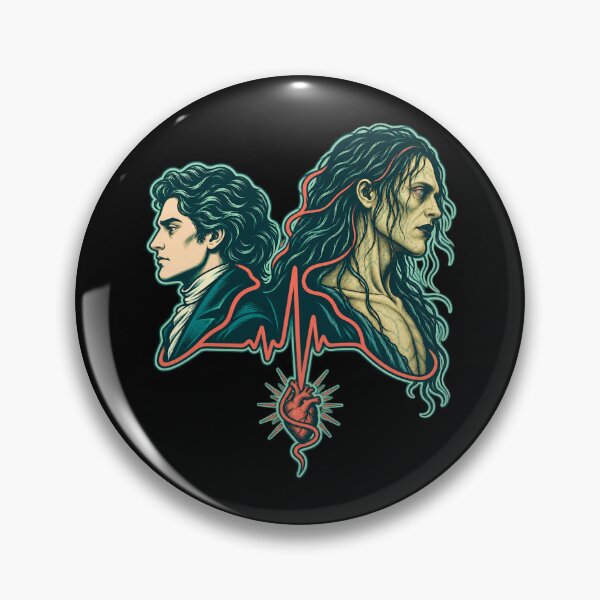 Item preview, Frankenstein Victor and Creature Heartbeat Split designed and sold by Fenay Designs.