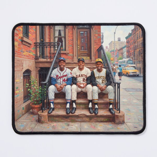 Item preview, Mays Aaron Clemente Baseball's All Star Trio designed and sold by Home Decor Art.