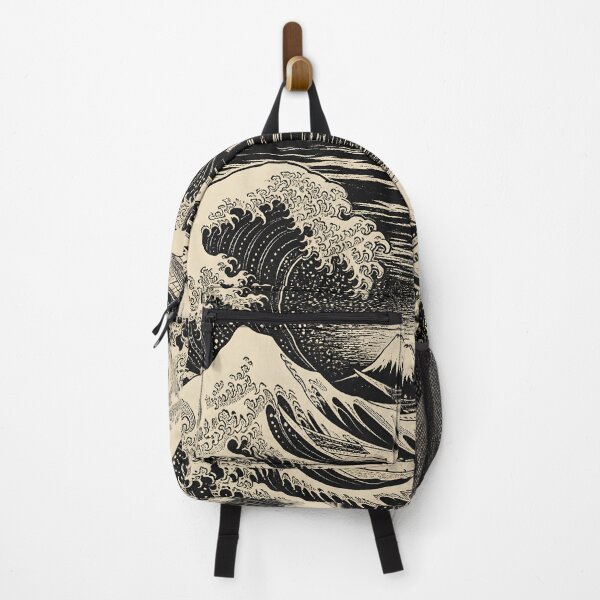 Item preview, Ukiyo-e Great Wave Vintage Japanese Woodblock Art designed and sold by GrinGalore.