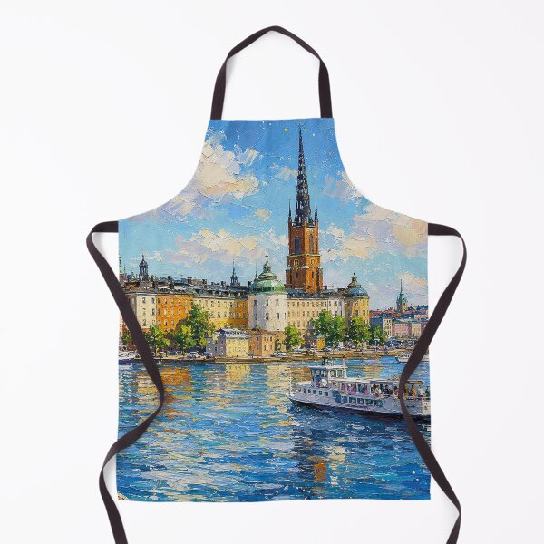 Item preview, A painting of Stockholm, Sweden – A Beautiful city in Europe. designed and sold by GalleryKauffeld.