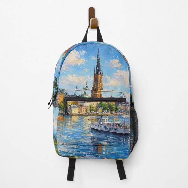 Item preview, A painting of Stockholm, Sweden – A Beautiful city in Europe. designed and sold by GalleryKauffeld.