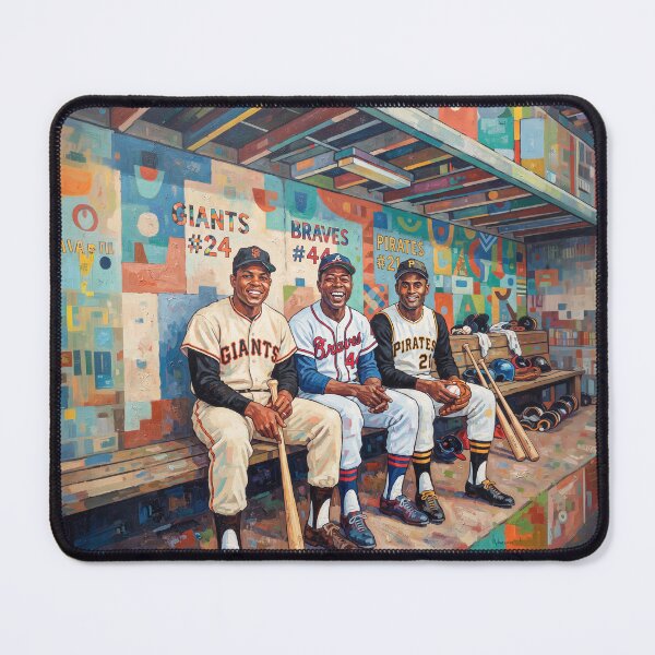 Item preview, Mays Aaron Clemente Baseball's All Star Trio designed and sold by Home Decor Art.
