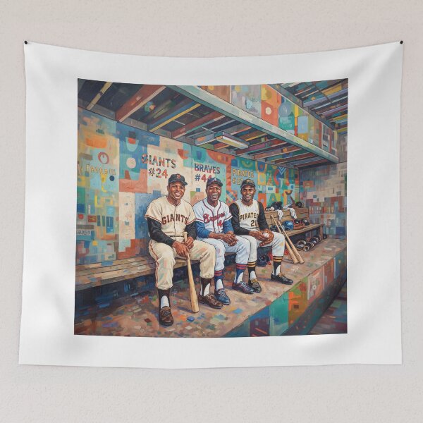 Item preview, Mays Aaron Clemente Baseball's All Star Trio designed and sold by Home Decor Art.