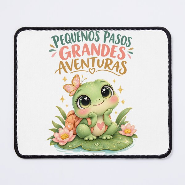 Item preview, Small Steps, Big Adventures - Illustrated Frog designed and sold by KerzuFrases .