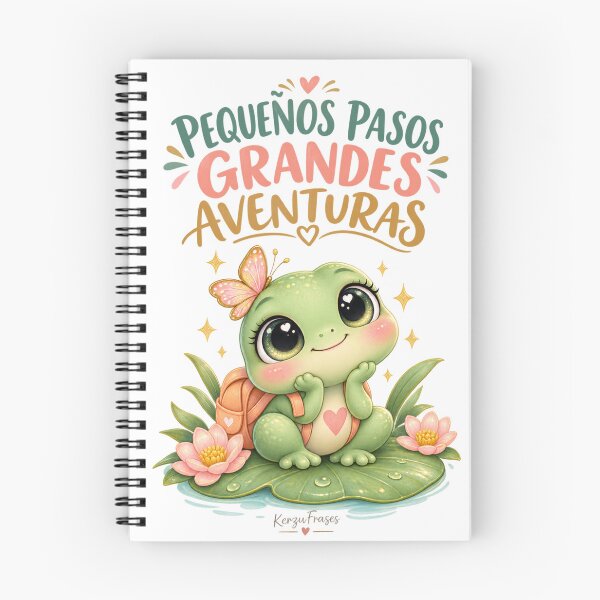 Item preview, Small Steps, Big Adventures - Illustrated Frog designed and sold by KerzuFrases .
