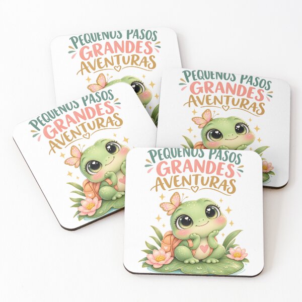 Item preview, Small Steps, Big Adventures - Illustrated Frog designed and sold by KerzuFrases .