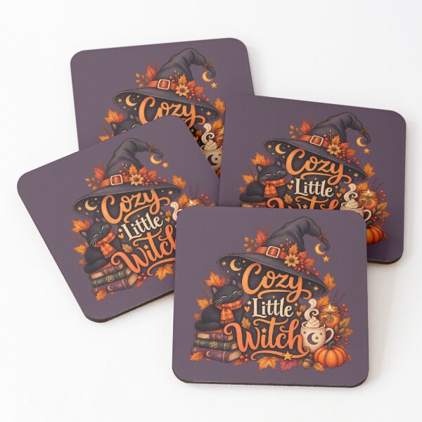 Item preview, Cozy Little Witch – Autumn Black Cat & Witchy Fall Magic designed and sold by blankTeeShirt.