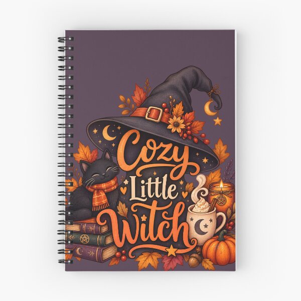 Item preview, Cozy Little Witch – Autumn Black Cat & Witchy Fall Magic designed and sold by blankTeeShirt.