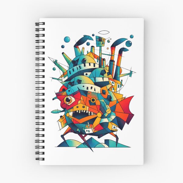 Item preview, Enchanting Moving Castle Fantasy Illustration with Magical Architecture designed and sold by MayGuy.