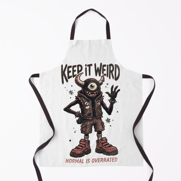 Item preview, Keep It Weird One Eyed Monster Punk Style Funny Cyclops T-Shirt Design designed and sold by @SHINTOSARTSTORE.