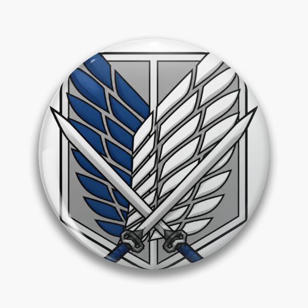 Item preview, Wings of Freedom Minimalist Anime Emblem Inspired by Attack on Titan designed and sold by MayGuy.
