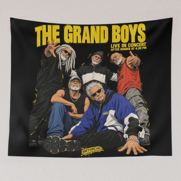 Item preview, The Grand Boys Live In Concert - Funny Elderly Boy Band Art designed and sold by BRTHRCNK01.