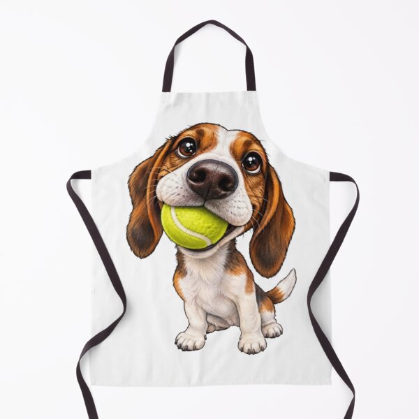 Item preview, Beagle Puppy Dog with Tennis Ball designed and sold by Snurly.