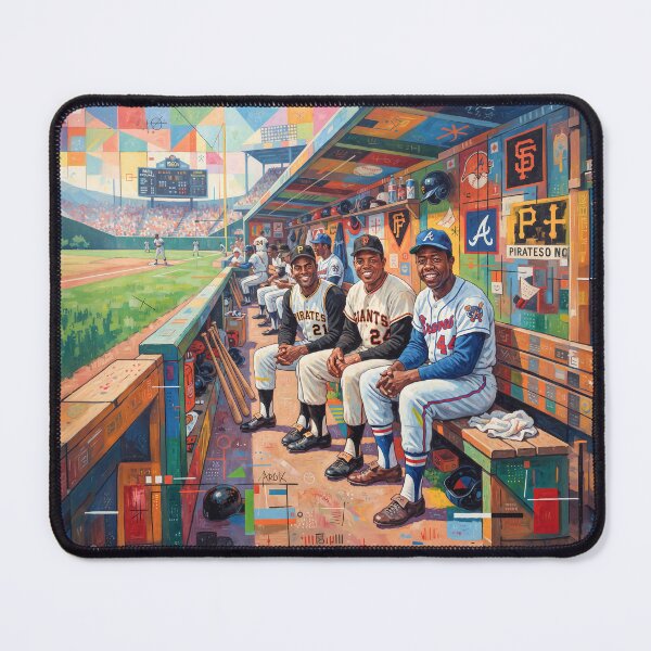 Item preview, Mays Aaron Clemente Baseball's All Star Trio designed and sold by Home Decor Art.