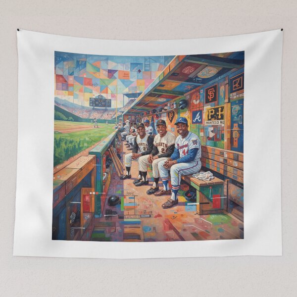 Item preview, Mays Aaron Clemente Baseball's All Star Trio designed and sold by Home Decor Art.