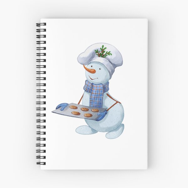 Item preview, Christmas Snowman Baking Cookies – Cute Winter Holiday Illustration designed and sold by Ms. Iryna.