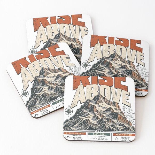 Item preview, ALPINE — RISE ABOVE designed and sold by KrungiT Design .