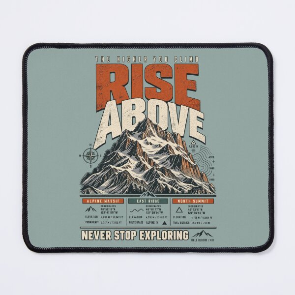 Item preview, ALPINE — RISE ABOVE designed and sold by KrungiT Design .