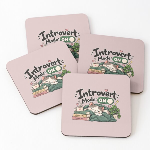 Item preview, Introvert Mode: On. Social Battery: Discharged. ? designed and sold by Moodmercher.