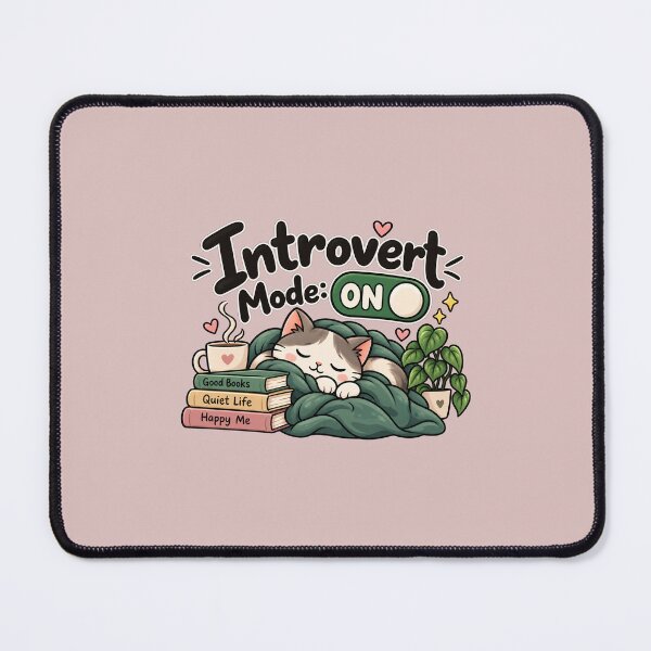 Item preview, Introvert Mode: On. Social Battery: Discharged. ? designed and sold by Moodmercher.
