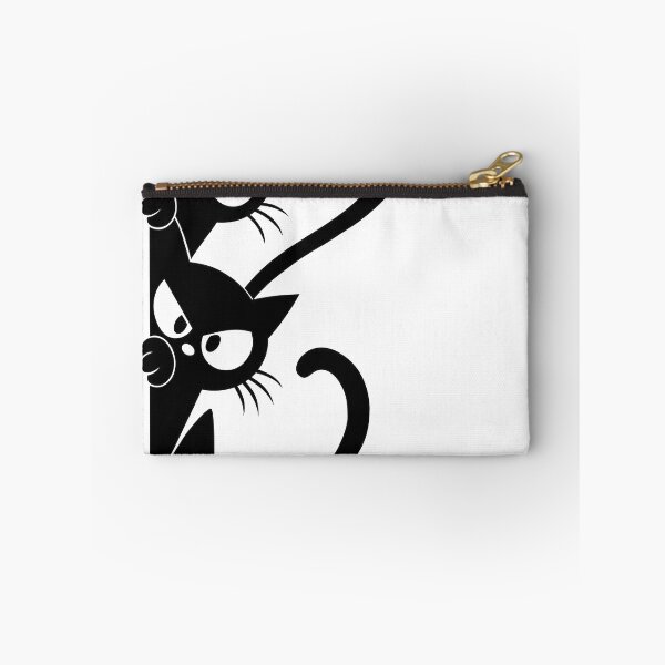 Item preview, Three Peeking Black Cats – Funny Cat Illustration designed and sold by ArtPer-design.