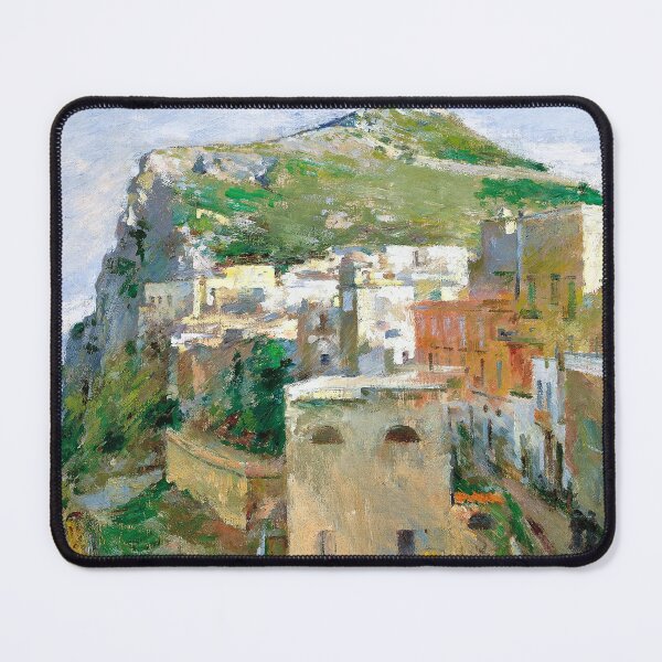 Item preview, Isle of Capri, Italy landscape coastal painting by Theodore Robinson designed and sold by Jéanpaul Ferro.