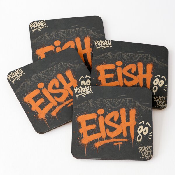 Item preview, Eish South Africa Slang Streetwear Graphic | Funny Graffiti T-Shirt Design designed and sold by DigitalChickHub.