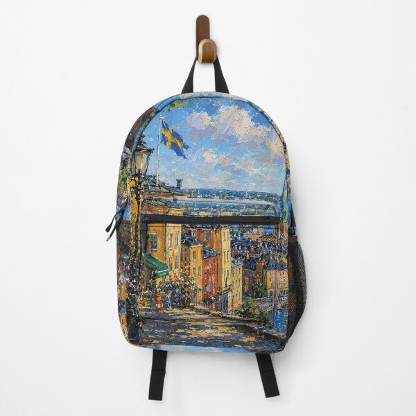 Item preview, Stockholm, Sweden – a painting of a summer day in this beautiful Scandinavian city. designed and sold by GalleryKauffeld.