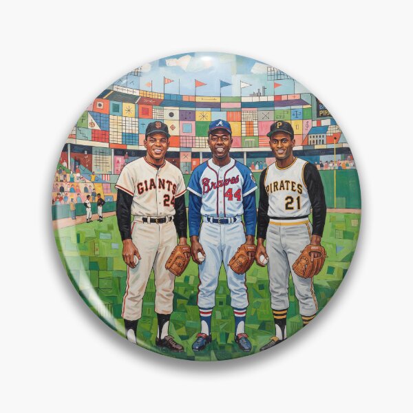 Item preview, Mays Aaron Clemente Baseball's All Star Trio designed and sold by Home Decor Art.