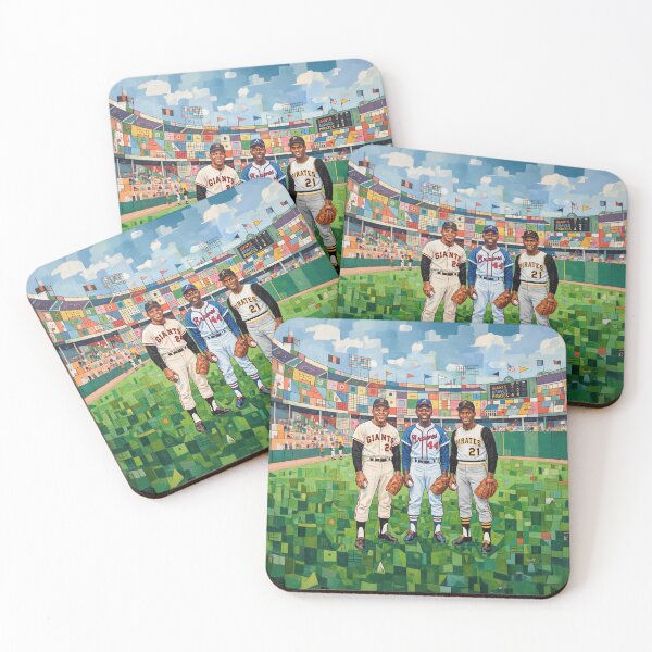 Item preview, Mays Aaron Clemente Baseball's All Star Trio designed and sold by Home Decor Art.